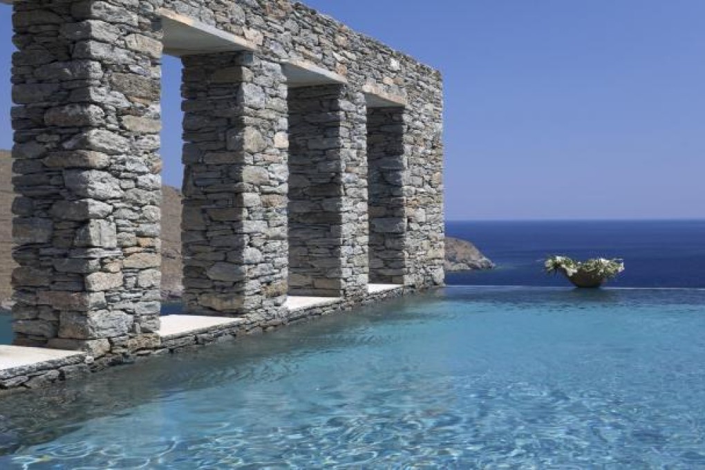 Capari, a six-bedroom, five-bathroom opulent property on the island of Tinos, a few nautical miles from Mykonos, is on the market for €2 million.