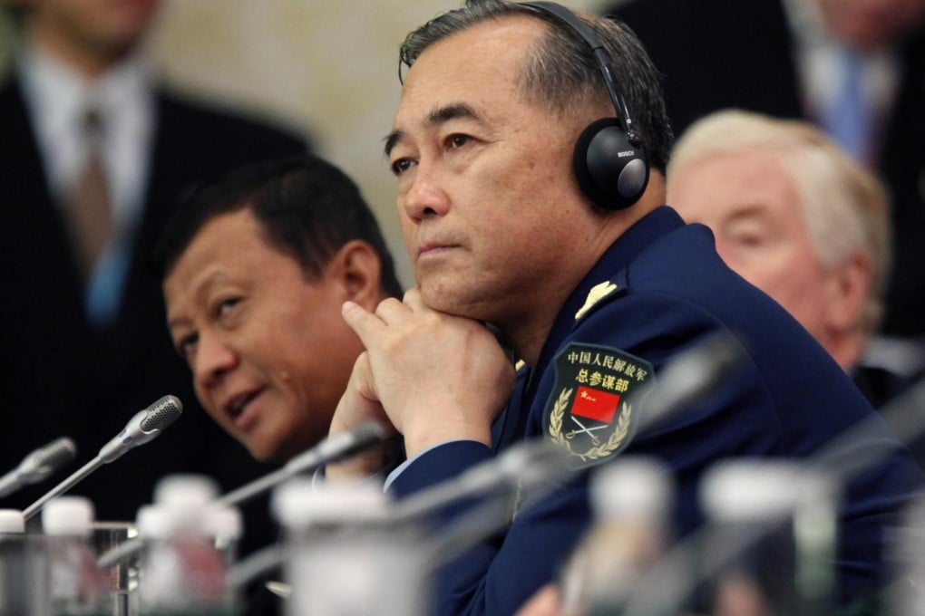 Ma Xiaotian at the Shangri-La dialogue in 2010, where he told the US to stop snooping. Photo: AP