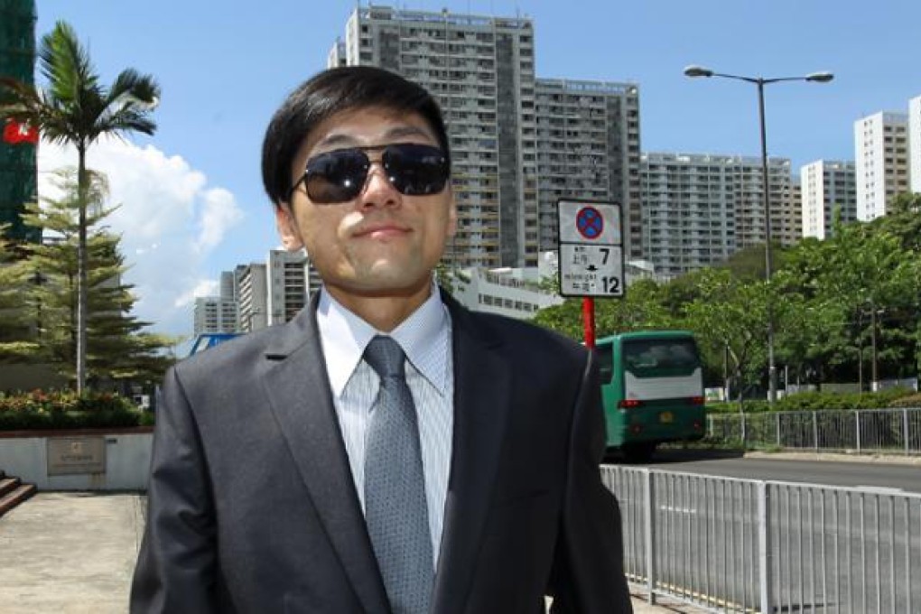 Tse Man-lai leaves Tuen Mun Court after being charged. Photo: Edward Wong