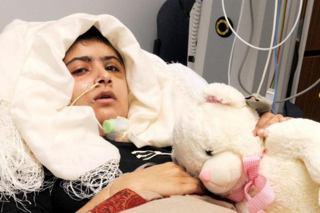 Malala Yousafzai is recovering in hospital in Birmingham.