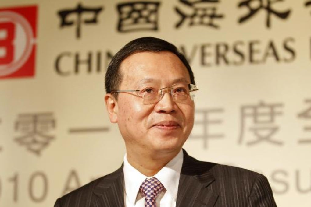 Kong Qingping, chairman of China Overseas Land, expects the firm to benefit from consolidation in the market. Photo: Bloomberg