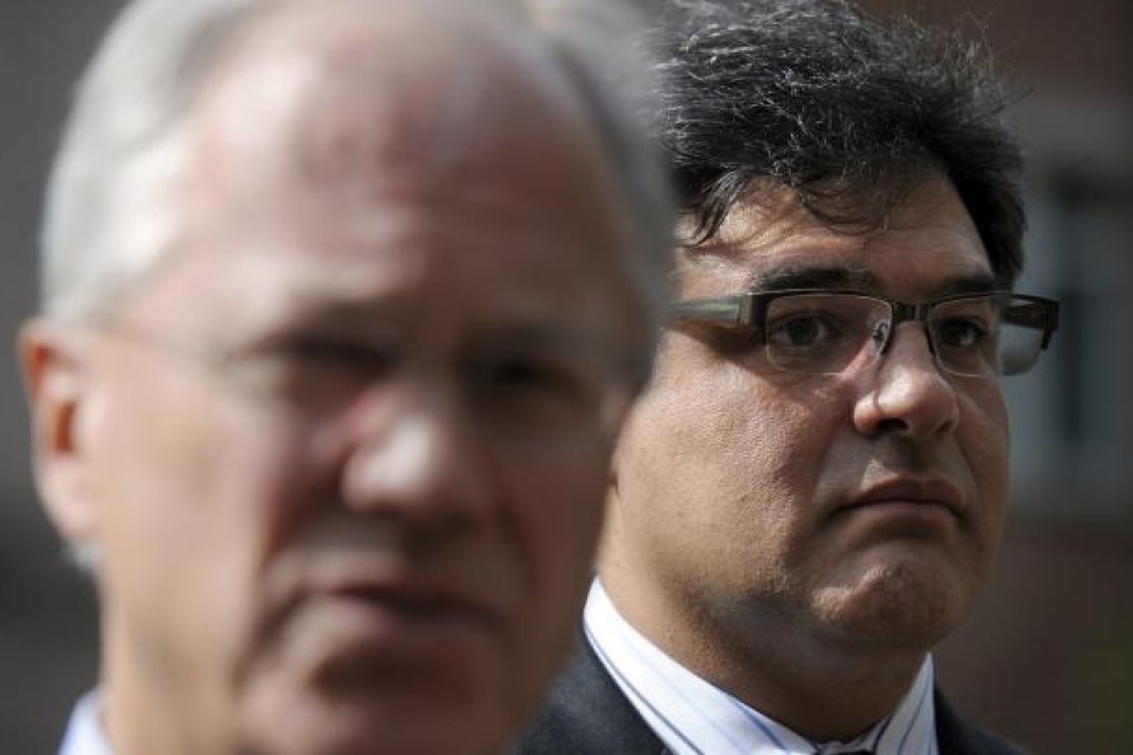 Former CIA officer John Kiriakou (right) identified covert operatives to a reporter because they were involved in the CIA's secret rendition programme. Photo: AP