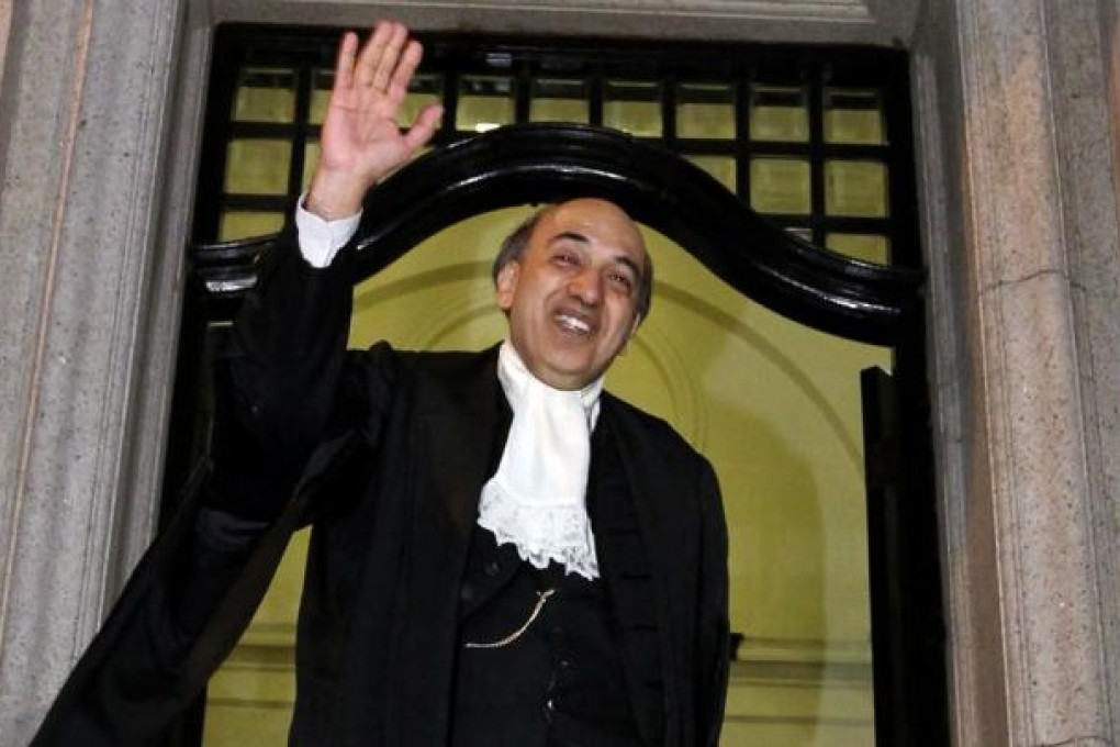 Justice Bokhary at the Court of Final Appeal. Photo: Felix Wong