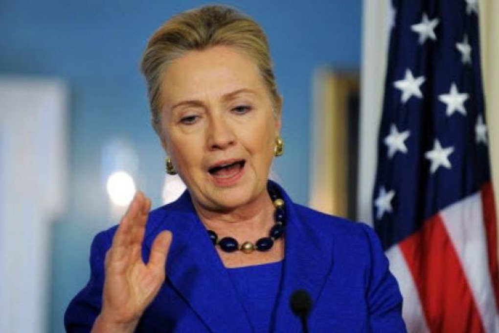 US Secretary of State Hillary Clinton. Photo: AFP