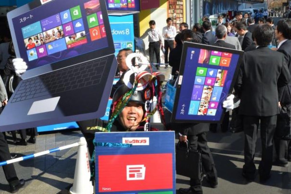 Microsoft's new Windows operating system has launched around the world in 37 languages and 140 markets. Photo: AFP