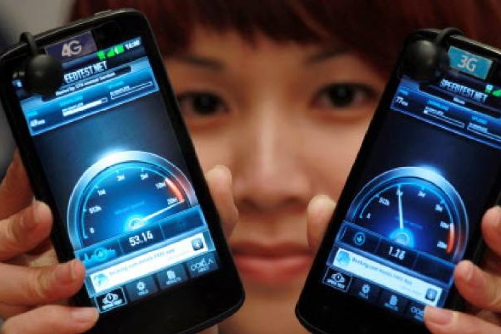 China Mobile Hong Kong launches 4G LTE mobile data services in April. Photo:SCMP