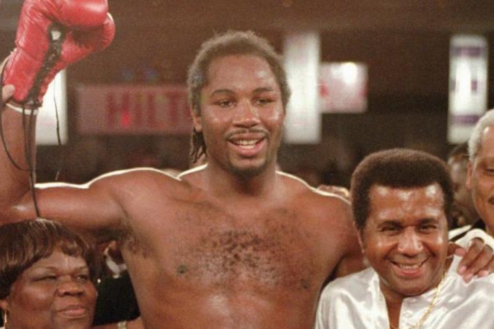 Lennox Lewis and Emanuel Steward in 1997. Photo: AP