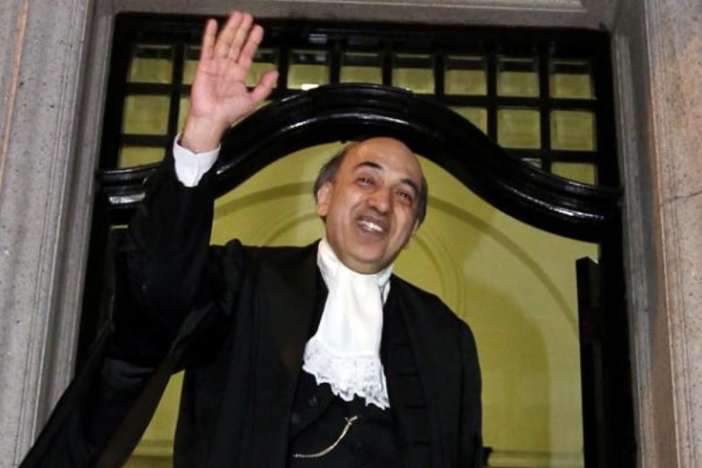 Justice Bokhary at the Court of Final Appeal. Photo: Felix Wong