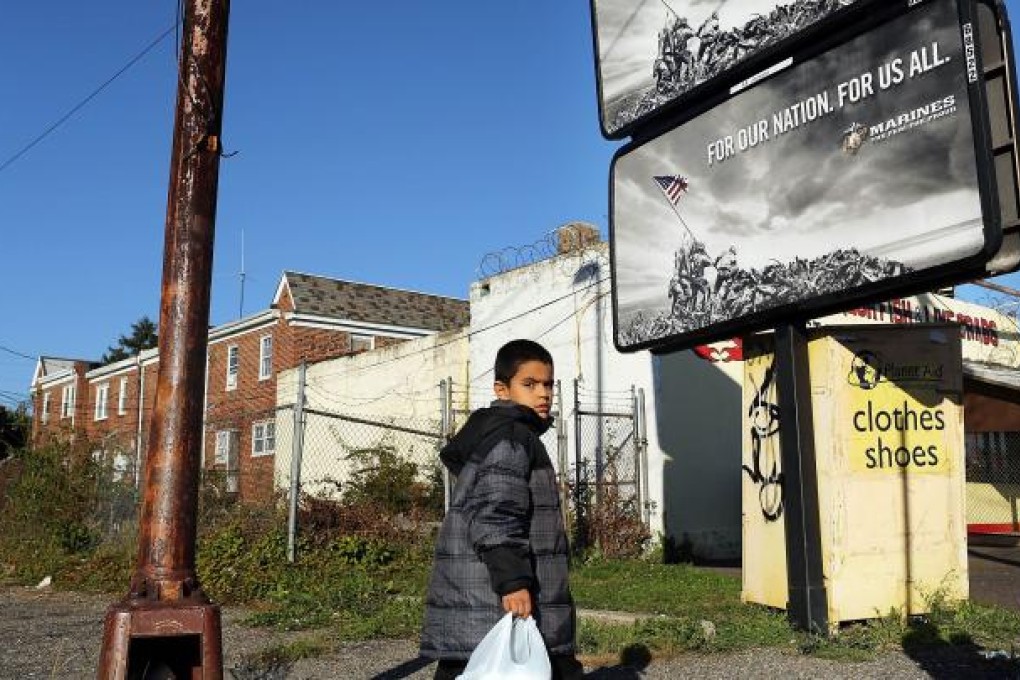 America now has almost the lowest degree of social mobility of the high-income countries. Photo: AFP