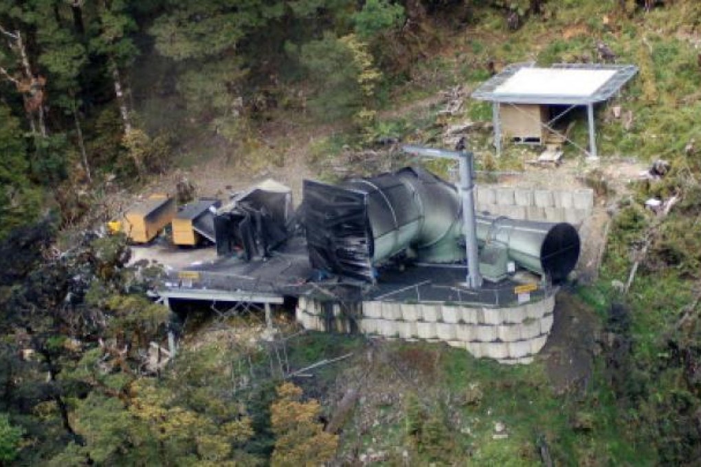 The Pike River mine in Greymouth, New Zealand. Photo: AFP