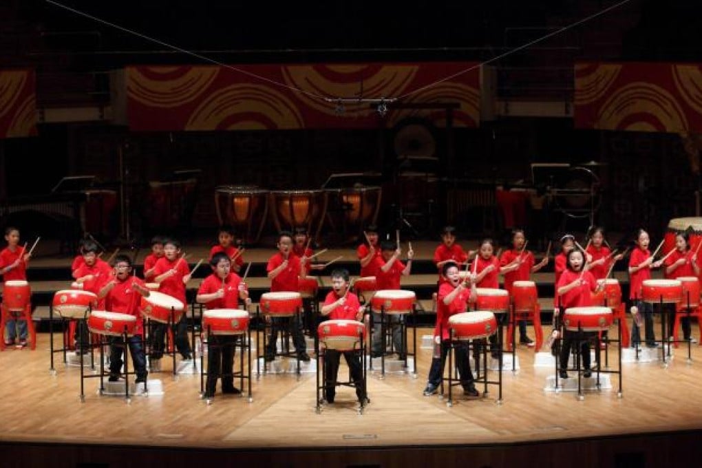 Children born in 2003, when Sars struck, featured inMajestic Drums.