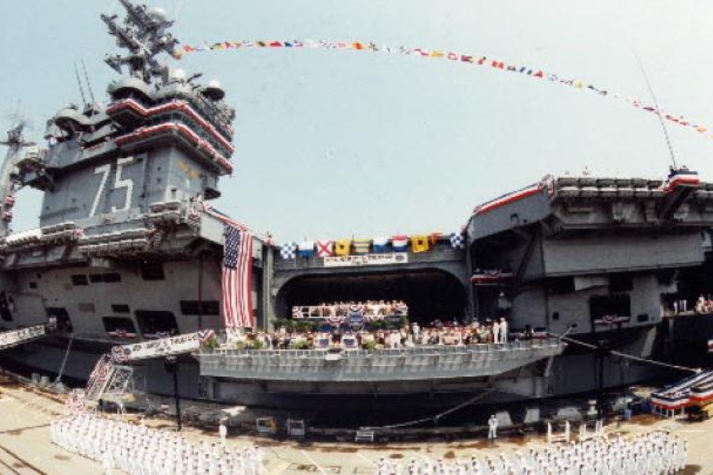 A file picture of USS Harry S. Truman aircraft carrier. Photo:AP