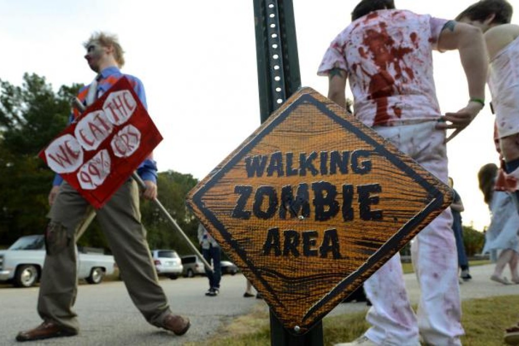 Zombies were a Halloween hit, but the military says their "bizarre behaviour" makes them challenging opponents. Photo: EPA