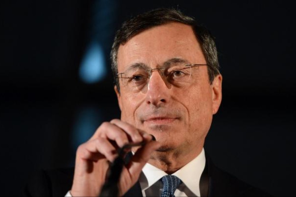 European Central Bank chief Mario Draghi