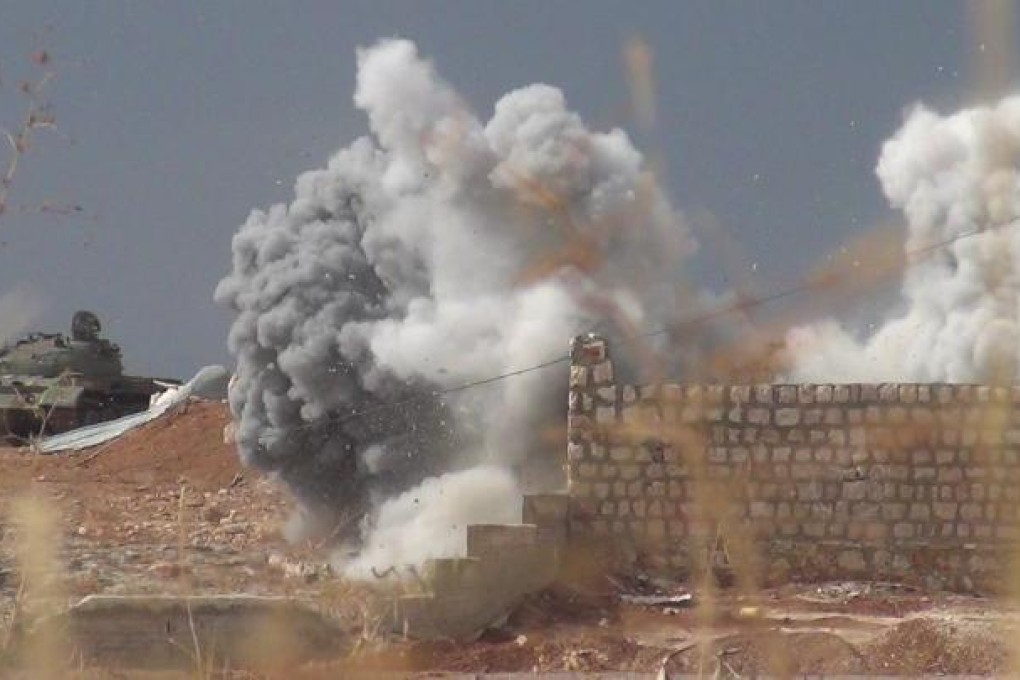 A tank used by forces loyal to the Syrian regime. Photo: Reuters