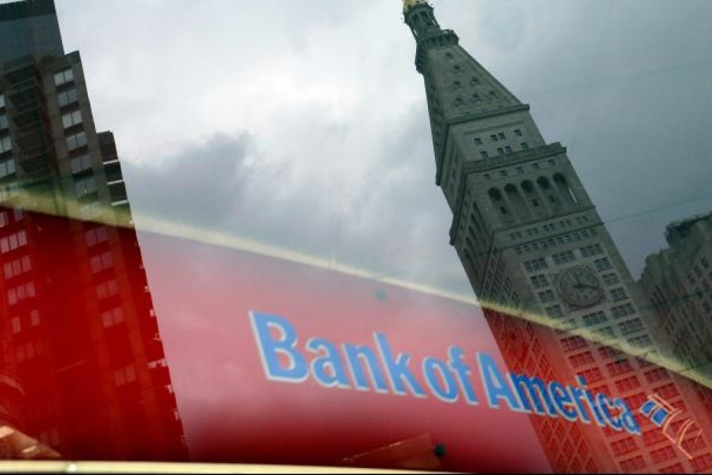 Bank of America in New York. The bank is selling its Merrill Lynch business in Asia, excluding Japan, to Julius Baer. Photo: EPA