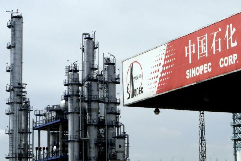 Sinopec raised fuel prices in the past two months. Photo: Bloomberg