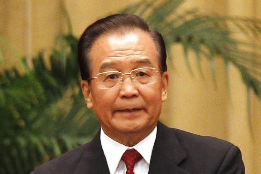 Chinese premier Wen Jiabao