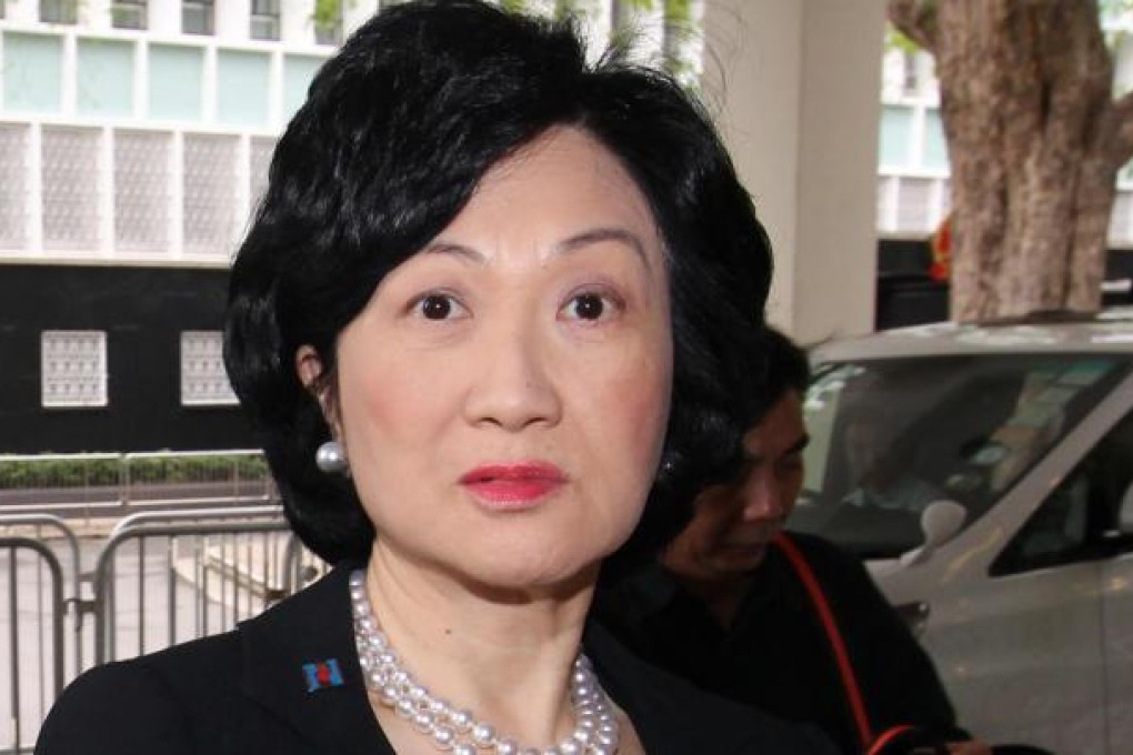 Lawmaker and Executive Council member Regina Ip Lau Suk-yee