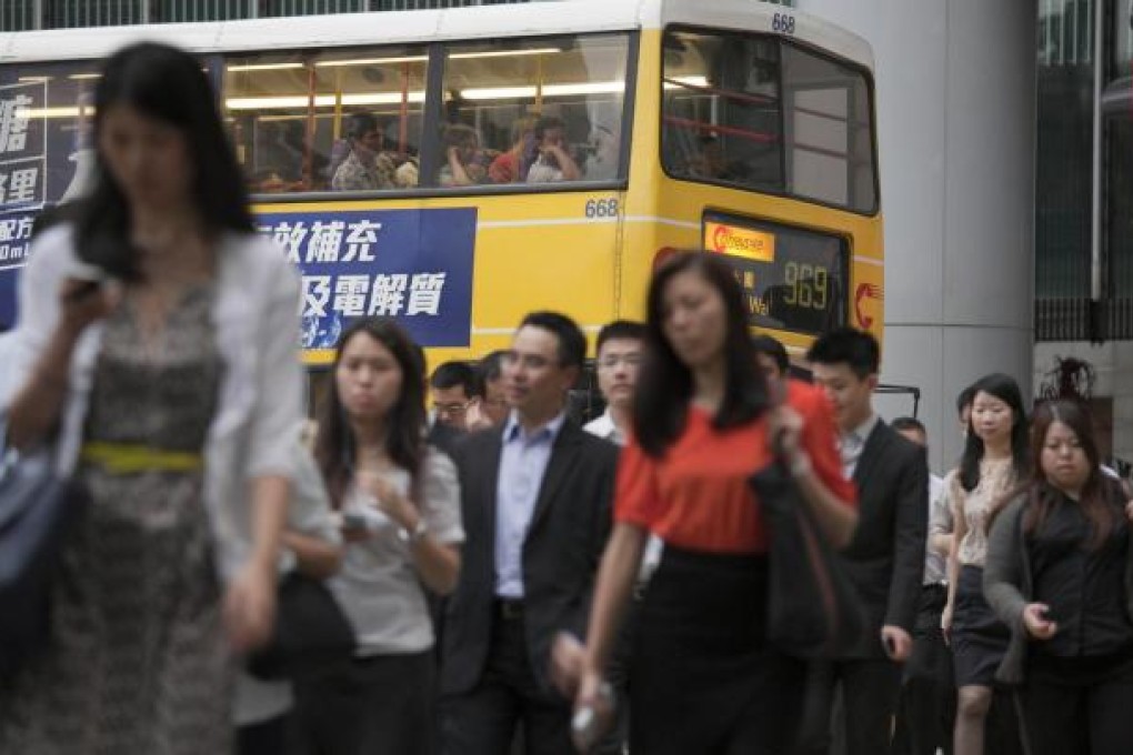 Hong Kong employees will get the right to choose where they want to invest some of their pension funds from tomorrow. Photo: Bloomberg