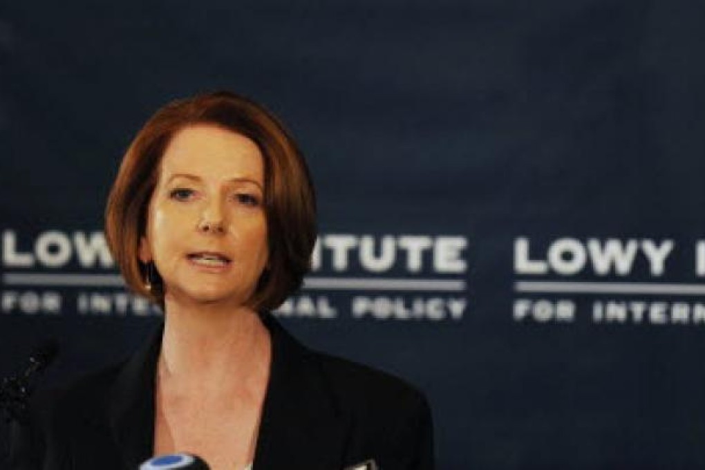 Australian Prime Minister Julia Gillard. Photo: AFP