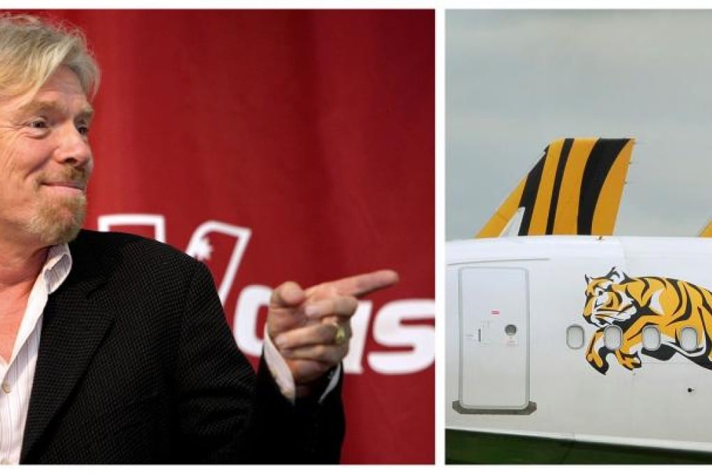 Singapore Airlines is taking 10 per cent of Virgin Australia, which is taking a 60 per cent stake in Tiger Airways Australia, a unit of Singapore Airlines’ Tiger Airways. Photo: AFP