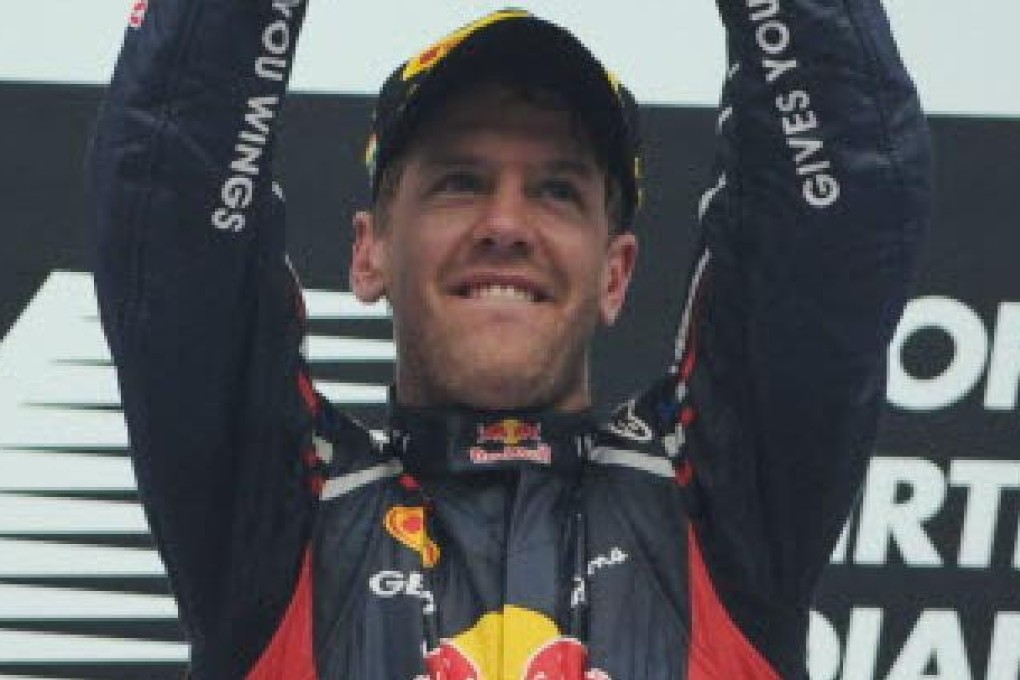 Sebastian Vettel. Photo: Xinhua