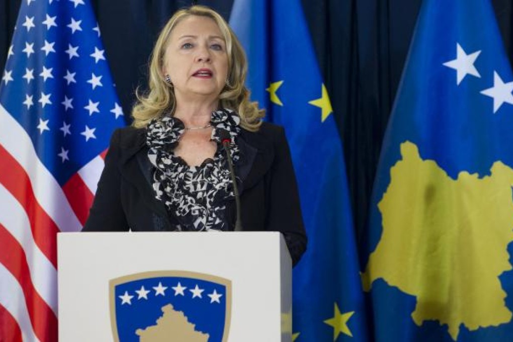 US Secretary of State Hillary Clinton speaks out. Photo: AFP