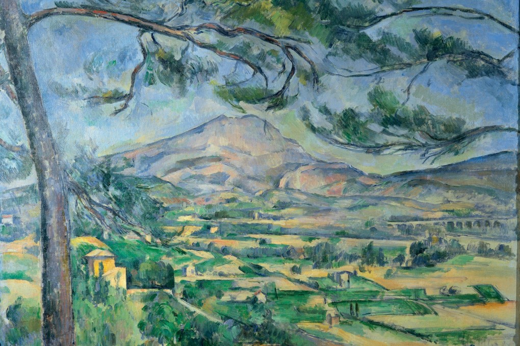 One of Cezanne's many interpretations of Mont Sainte-Victoire (detail). He painted the mountain in Aix-en-Provence more than 60 times.
