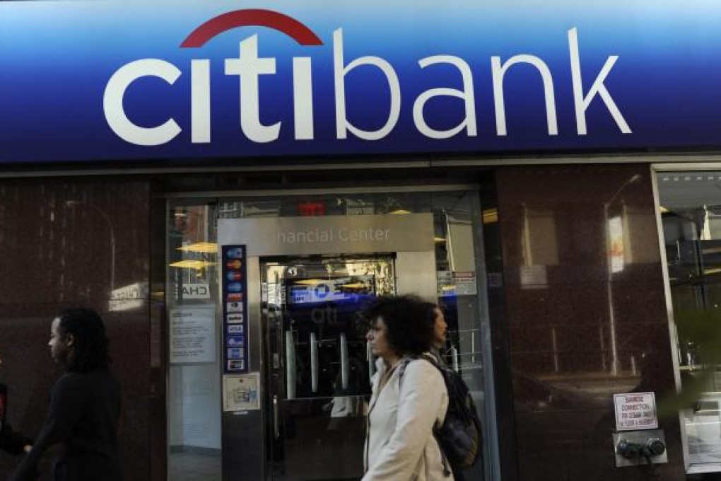 Citibank must also hold more capital in reserve. Photo: EPA