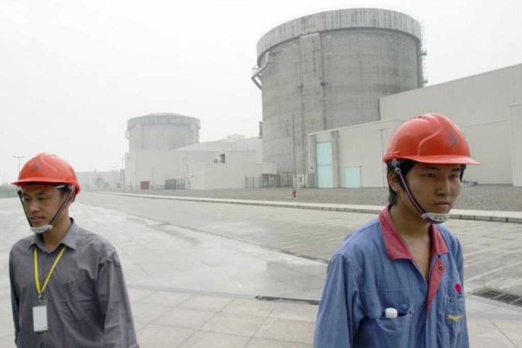 Workers leave a nuclear power plant in Qinshan, Zhejiang province. China is wary of nuclear energy but needs to cut reliance on carbon-intensive coal. Photo: Reuters