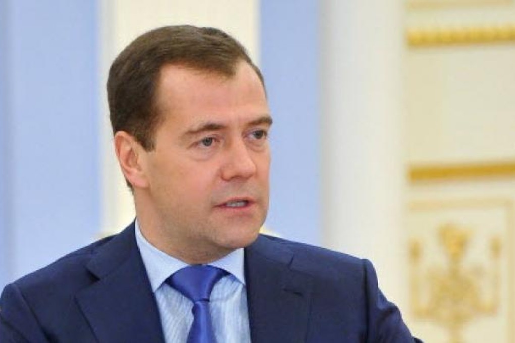 Russia Prime Minister Dmitry Medvedev. Photo: AFP