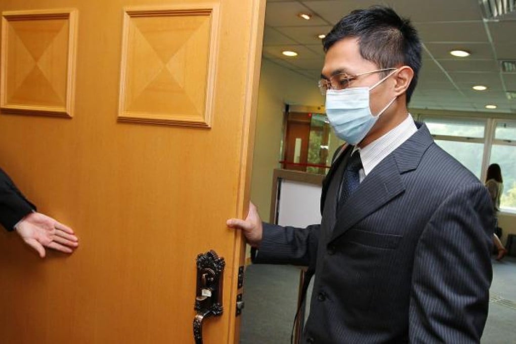 Dr Christopher Tong Yung-man at the hearing. Photo: Nora Tam