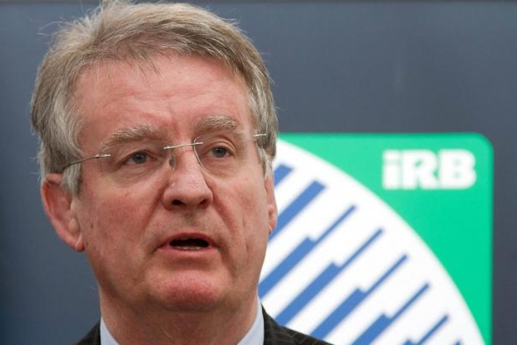 IRB chairman Bernard Lapasset.