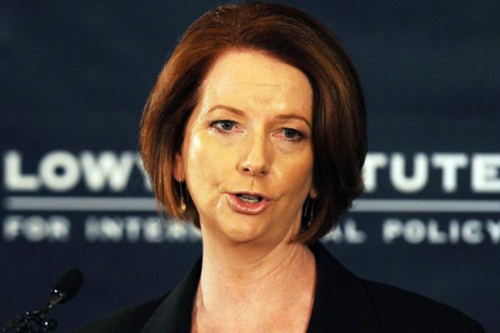 Australian Prime Minister Julia Gillard said Asian languages are "central" to education reform plans. Photo: AFP