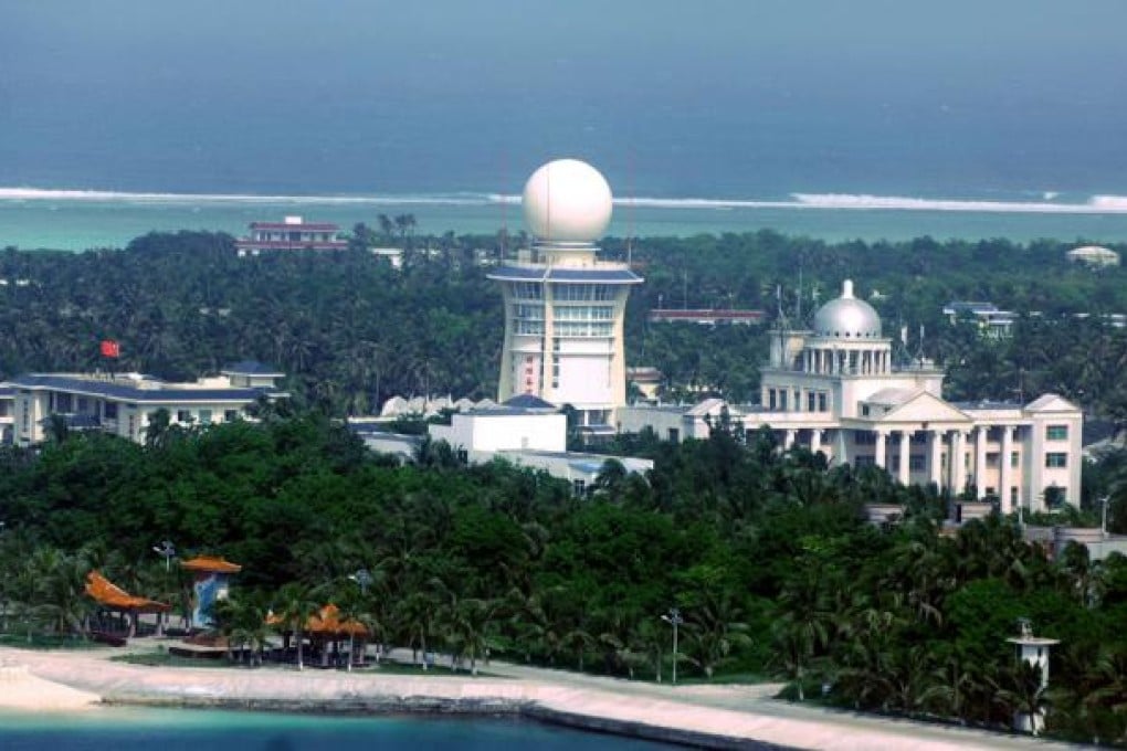 Sansha city on Woody Island. Photo: AFP