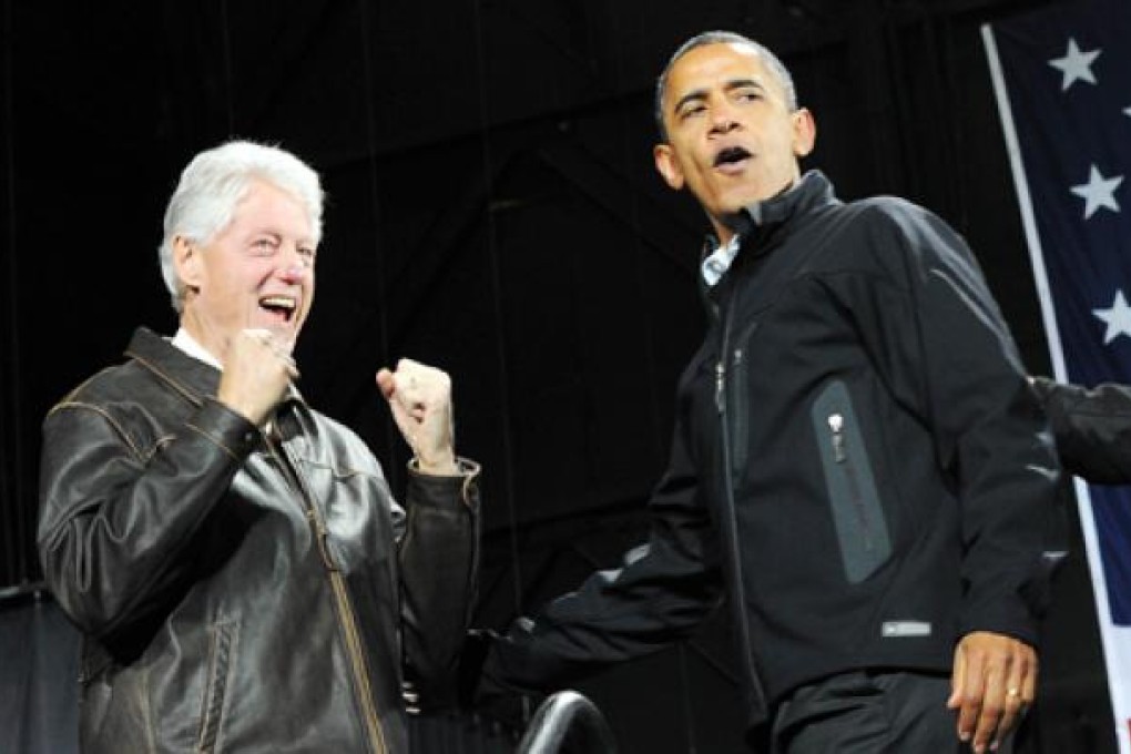 Bill Clinton gives full backing to Obama in joint appearance | South ...