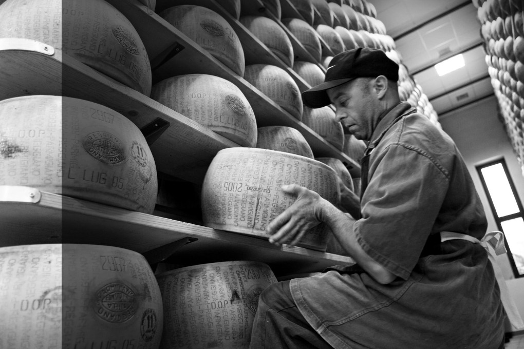 Cheese is aged for up to two years atG. Cravero's family facility in Bra, Italy. Photo: Alberto Peroli