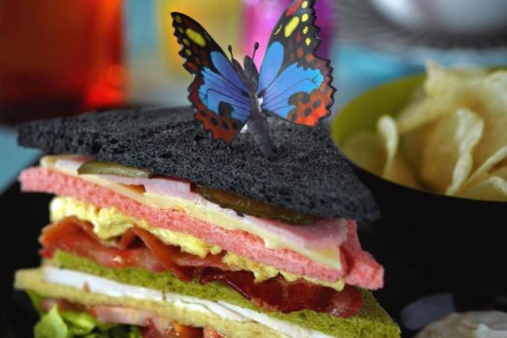 The Rainbow Club sandwich at C'est La B in Pacific Place