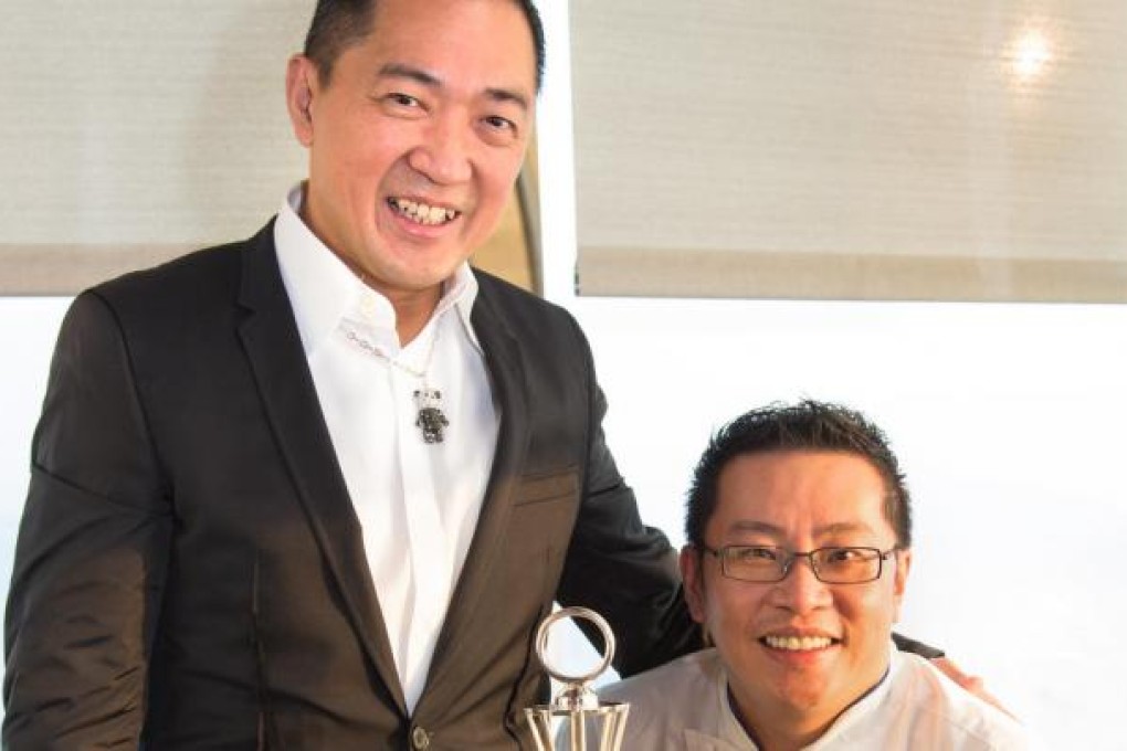 Jewellery designer Dennis Chan (left) and pastry chef Richard Long