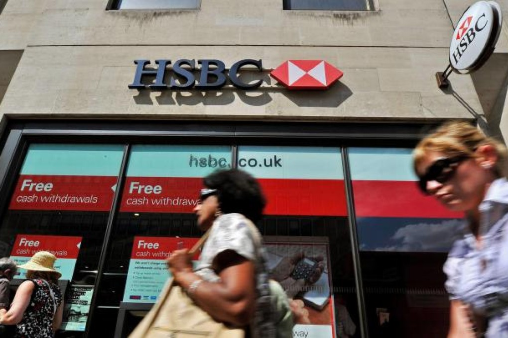 HSBC says it achieved cost savings of US$500 million in the third quarter. Photo: AFP