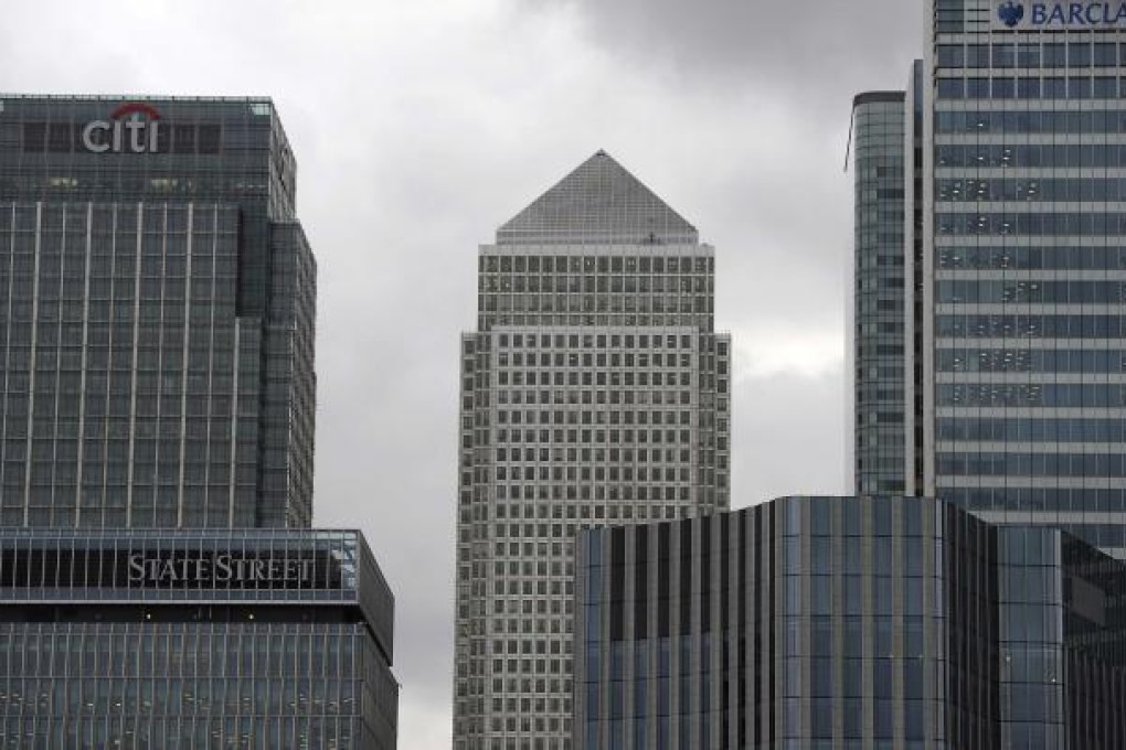 Banks and offices are seen in the Canary Wharf financial district in East London, September 22, 2011. Photo: Reuters