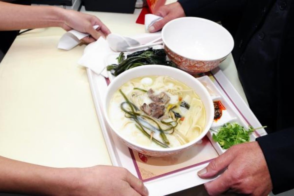 Noodle dish hui mian is very popular.