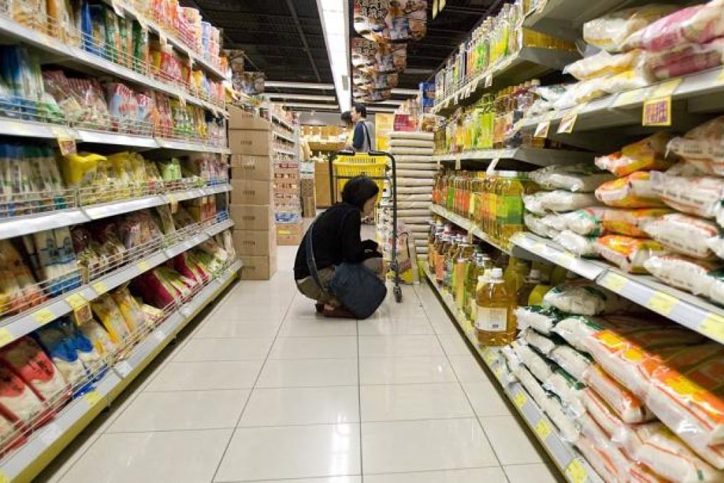 Mainland food prices drive food price inflation in Hong Kong. Photo: Bloomberg