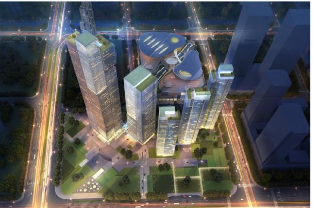 Artist's impression of MIXC Hangzhou, which will offer about 80,000 square metres of grade-A office space.