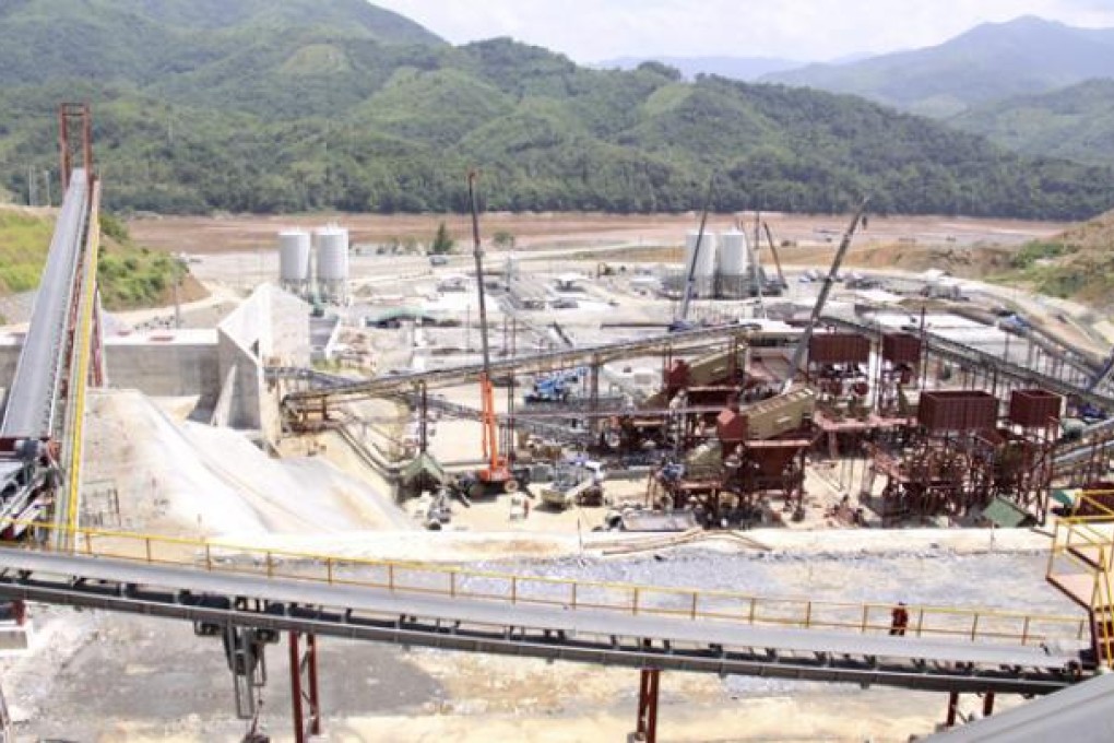 The site of the controversial Xayaburi dam. Photo: EPA