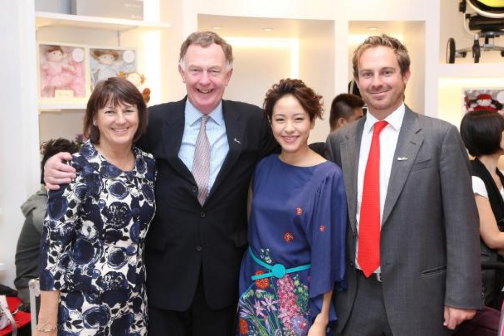 From left, Irene and Alan Halsall, actress Karena Lam and Ben Halsall.
