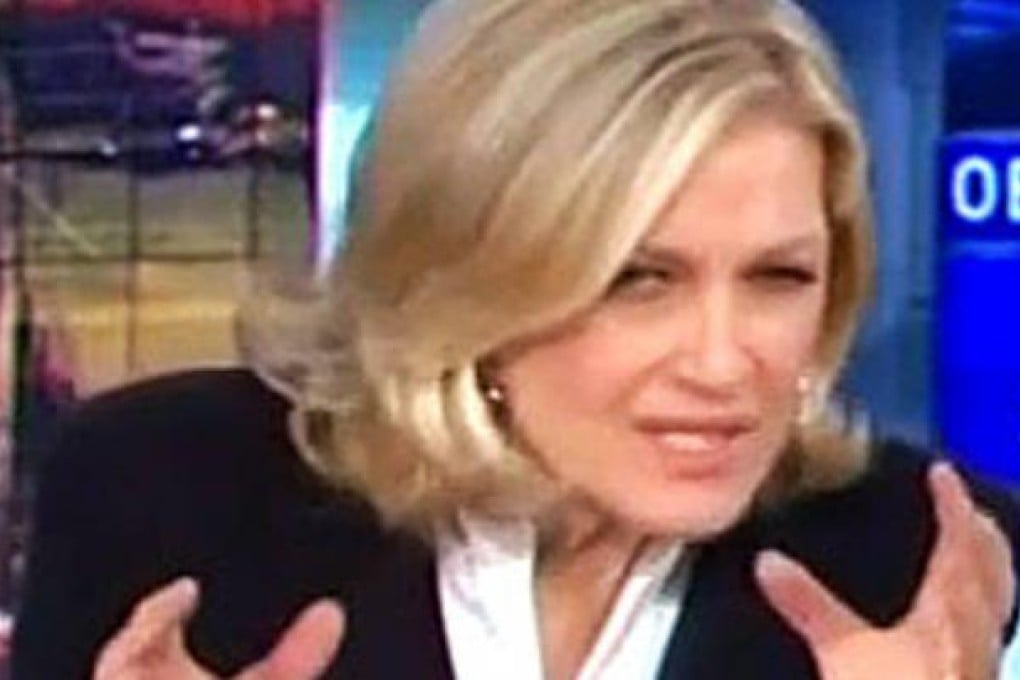 Presenter Diane Sawyer looks worse for wear on election night