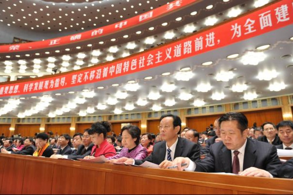 Delegates attend the opening ceremony of the 18th National Congress of the Communist Party in Beijing on Nov. 8, 2012. Photo: Xinhua