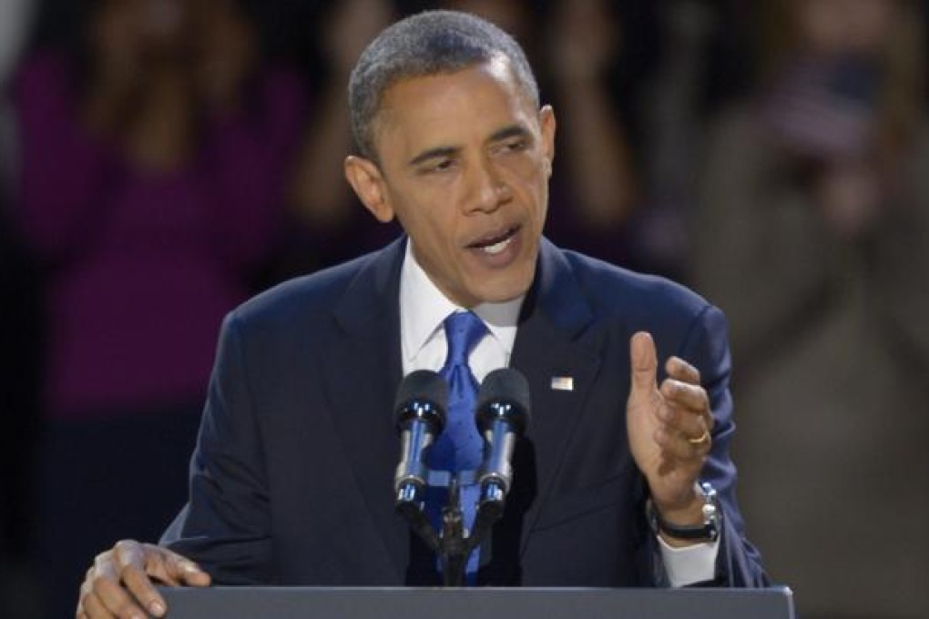 Barack Obama was elected to a second term as US president.